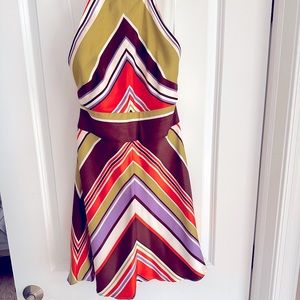 Vintage Milly halter style dress, size 8 (runs small)